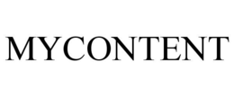 MYCONTENT trademark