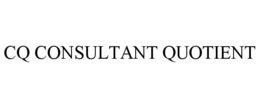 CQ CONSULTANT QUOTIENT trademark