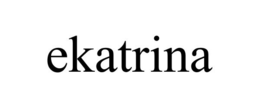 EKATRINA trademark