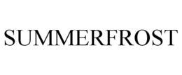 SUMMER FROST trademark