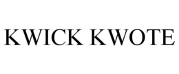 KWICK KWOTE trademark