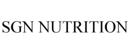 SGN NUTRITION trademark