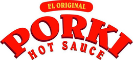 EL ORIGINAL PORKI HOT SAUCE trademark