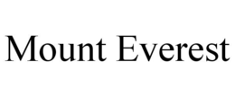 MOUNT EVEREST trademark