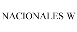 NACIONALES W trademark