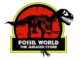 FOSSIL WORLD THE JURASSIC STORE trademark