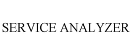 SERVICE ANALYZER trademark
