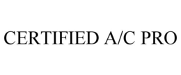 CERTIFIED A/C PRO trademark