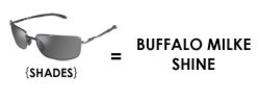 {SHADES}= BUFFALO MILKE SHINE trademark