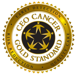 CEO CANCER GOLD STANDARD EARLY DETECTION RISK REDUCTION QUALITY CARE trademark
