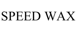 SPEED WAX trademark