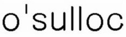 O'SULLOC trademark