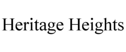 HERITAGE HEIGHTS trademark