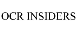 OCR INSIDERS trademark