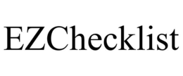 EZCHECKLIST trademark