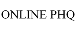 ONLINE PHQ trademark