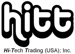 HITT HI-TECH TRADING (USA); INC. trademark
