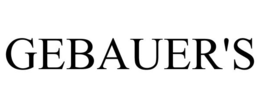 GEBAUER'S trademark