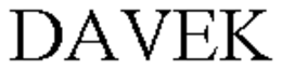 DAVEK trademark