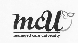 MCU MANAGED CARE UNIVERSITY trademark