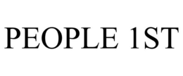 PEOPLE 1ST trademark