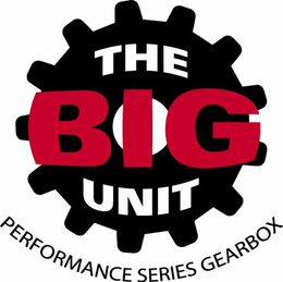 THE BIG UNIT PERFORMANCE SERIES GEARBOX trademark