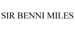 SIR BENNI MILES trademark