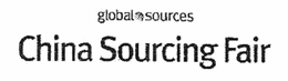 GLOBAL SOURCES CHINA SOURCING FAIR trademark