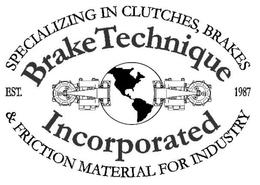 BRAKETECHNIQUE INCORPORATED EST. 1987 SPECIALIZING IN CLUTCHES, BRAKES & FRICTION MATERIAL FOR INDUSTRY trademark