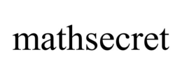 MATHSECRET trademark