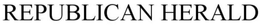 REPUBLICAN  HERALD trademark