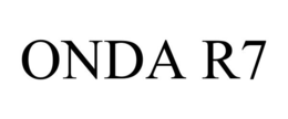 ONDA R7 trademark