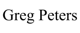 GREG PETERS trademark