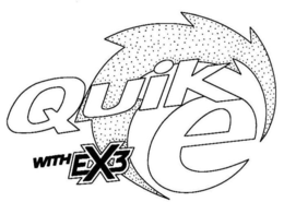 QUIK E, WITH EX3 trademark