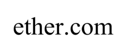 ETHER.COM trademark