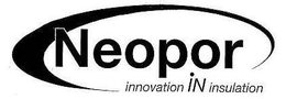 NEOPOR INNOVATION IN INSULATION trademark