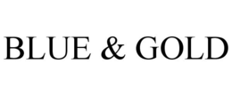 BLUE & GOLD trademark