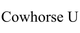 COWHORSE U trademark