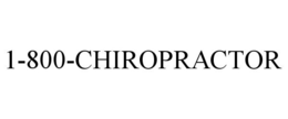 1-800-CHIROPRACTOR trademark