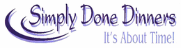 SIMPLY DONE DINNERS IT'S ABOUT TIME! trademark