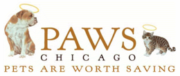PAWS CHICAGO PETS ARE WORTH SAVING trademark