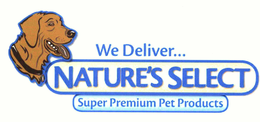 WE DELIVER...NATURE'S SELECT SUPER PREMIUM PET PRODUCTS trademark