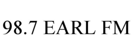 98.7 EARL FM trademark
