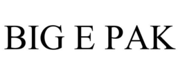 BIG E PAK trademark