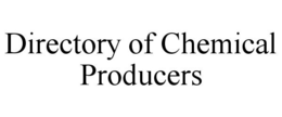 DIRECTORY OF CHEMICAL PRODUCERS trademark