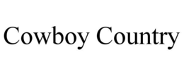 COWBOY COUNTRY trademark