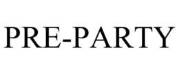 PRE-PARTY trademark