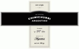 NEW ORIGIN THE ORIGINAL CHIMICHURRI ARGENTINO TO SEASON PRODUCT OF ARGENTINA trademark
