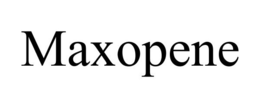 MAXOPENE trademark