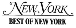 NEW YORK BEST OF NEW YORK trademark